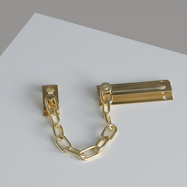 Deur ketting - messing-1