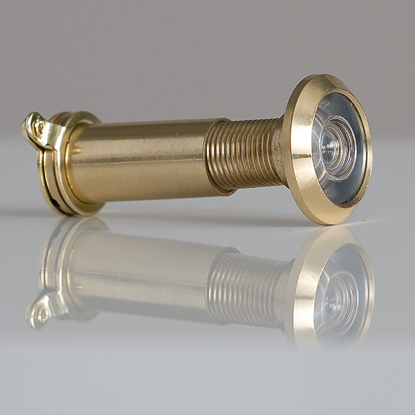 Deurspion 14 mm messing-2