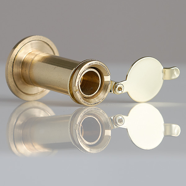 Deurspion 14 mm messing-4