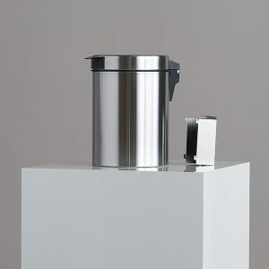 Pedaalemmer wandmodel RVS 3L-1