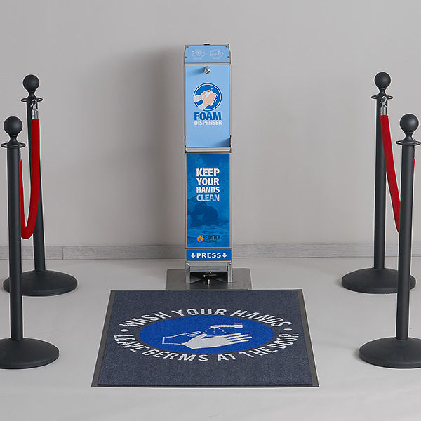 Schoonloopmat Wash your hands (90x150cm)-1