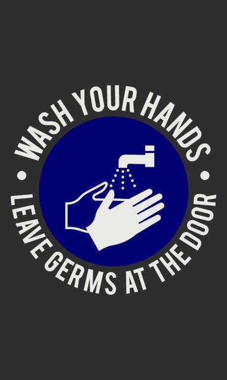 Schoonloopmat Wash your hands (90x150cm)-5
