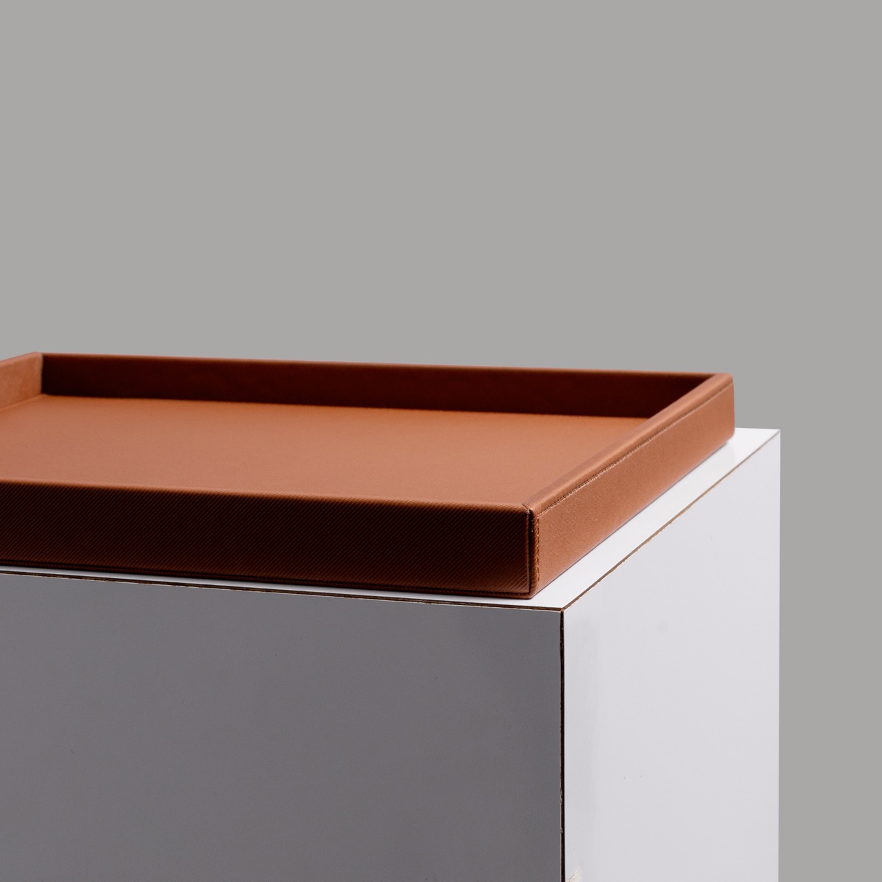 Luxe turndown tray – bruin